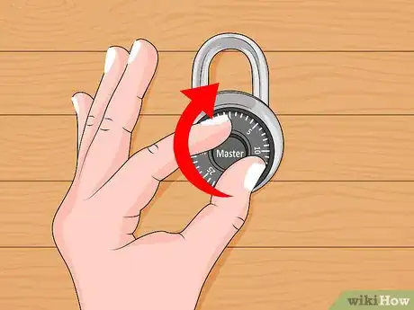 Image titled Crack a "Master Lock" Combination Lock Step 5